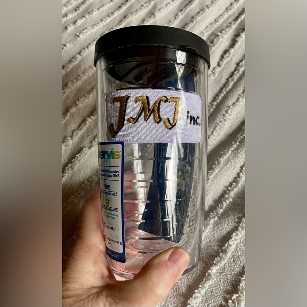 🔥Tervis JMJ Inc Patch Insulated Tumbler with Travel Lid🔥 NWT